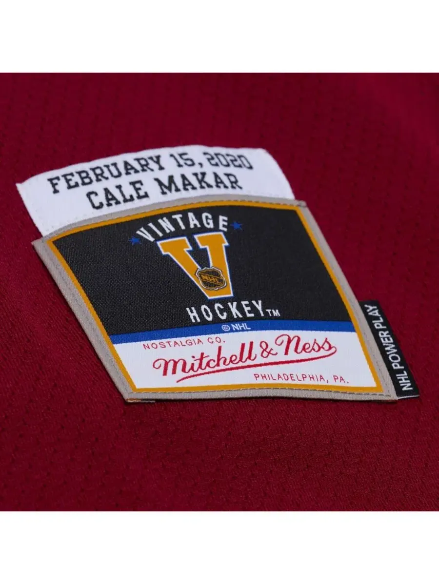 Мужская синяя майка Кейла Макара "Колорадо Эвеланш" сезона 2020 года "Power Play" Mitchell & Ness — изображение 4 из 5, синий