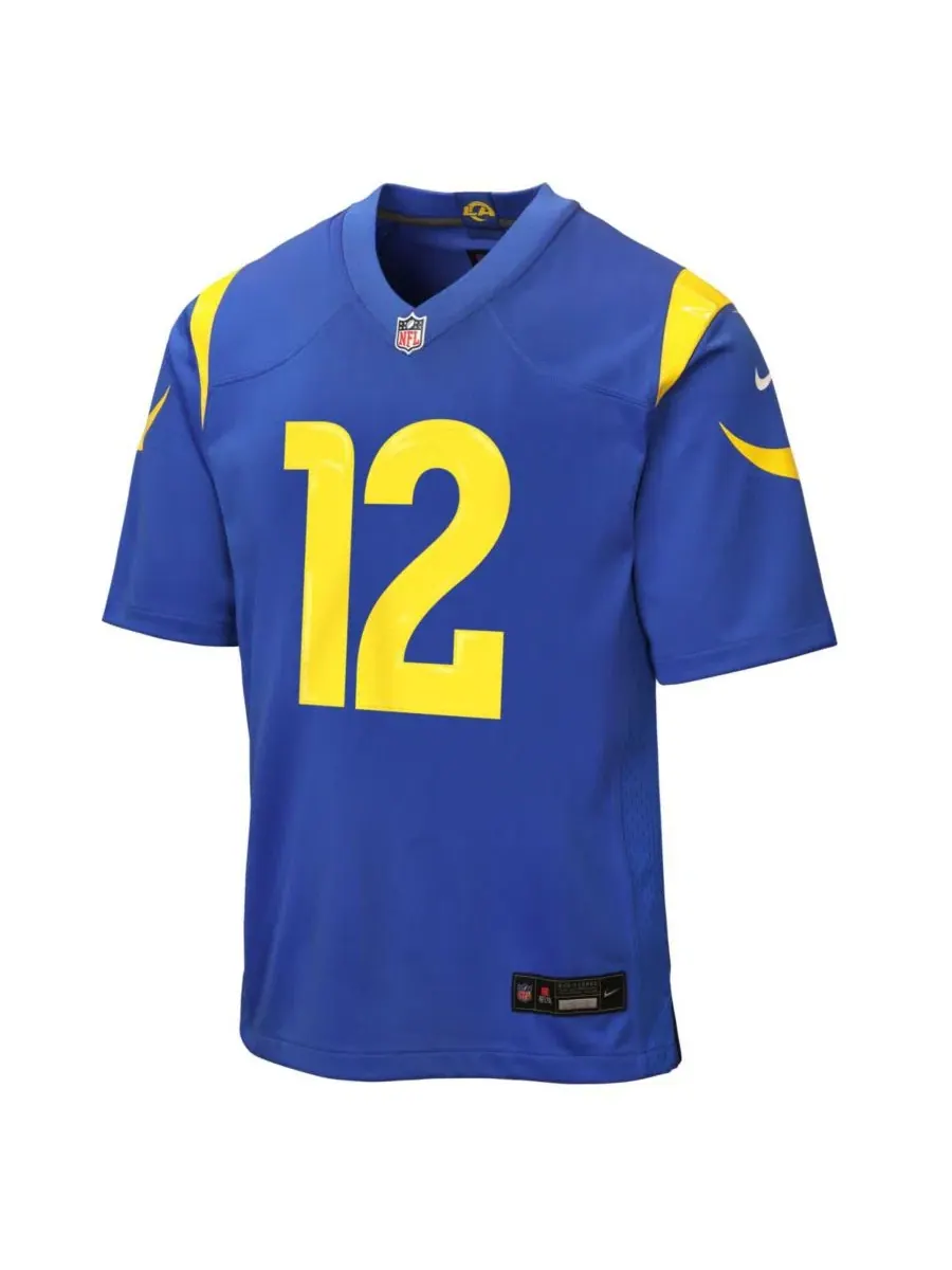 Большая детская и женская футболка Puka Nacua Royal Los Angeles Rams Nike — изображение 2 из 3, королевский