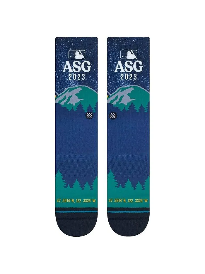 Мужские темно-синие носки MLB All-Star Game Home Run Derby Galaxy Crew Stance — изображение 3 из 3, темно-синий