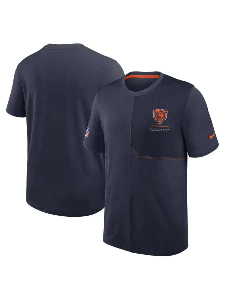 Футболка Nike с защитой от солнца Chicago Bears — изображение 1 из 3, темно-синий