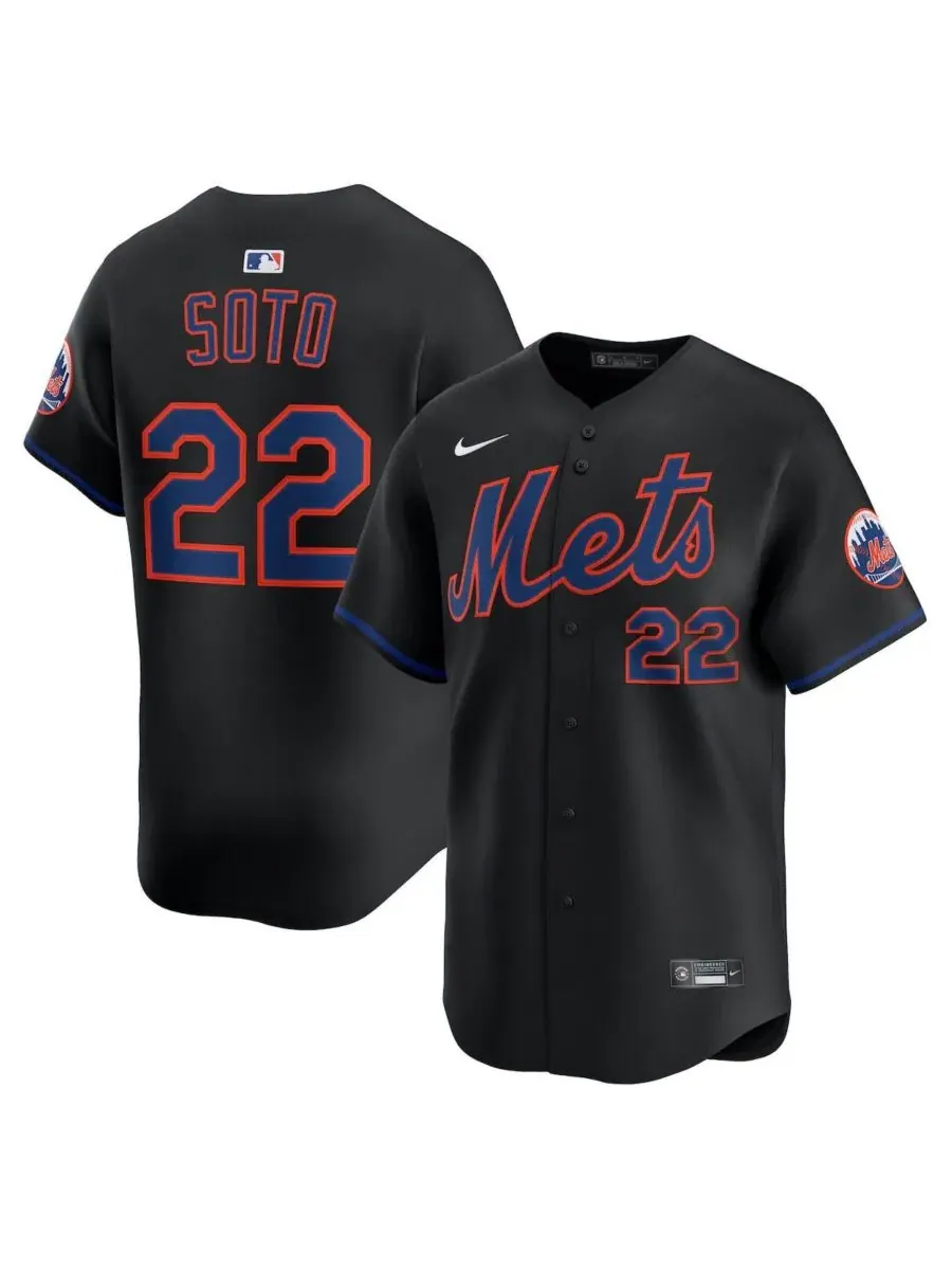Мужская бейсбольная джерси Juan Soto Alternate Limited Player Nike — изображение 1 из 3, черный