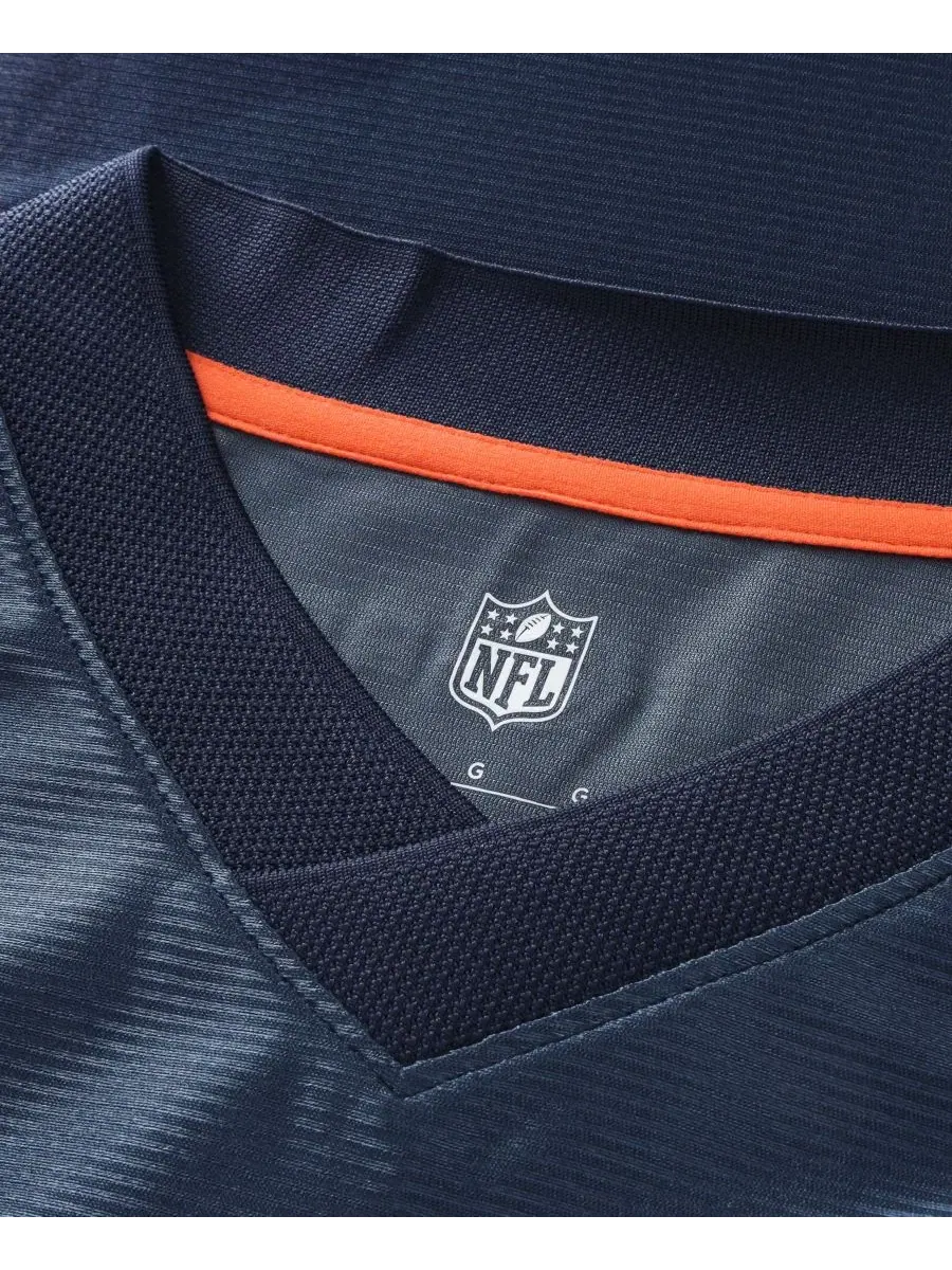 Футболка-джерси с V-образным вырезом Football x Football Navy Fanatics — изображение 2 из 5, темно-синий
