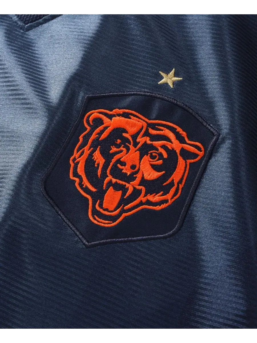 Футболка-джерси с V-образным вырезом Football x Football Navy Fanatics — изображение 3 из 5, темно-синий