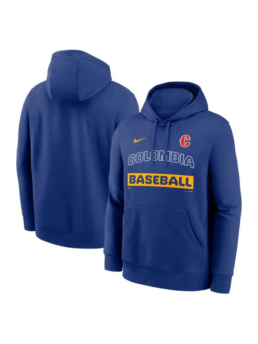 Худи Nike с флисом, с капюшоном и длинным рукавом, 2026 World Baseball Classic Club — изображение 1 из 3, королевский