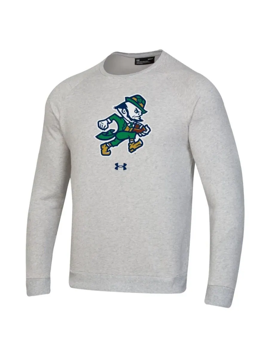 Свитшот с флисовой подкладкой и реглан-рукавами Leprechaun Rival Raglan Under Armour — изображение 3 из 3, серый