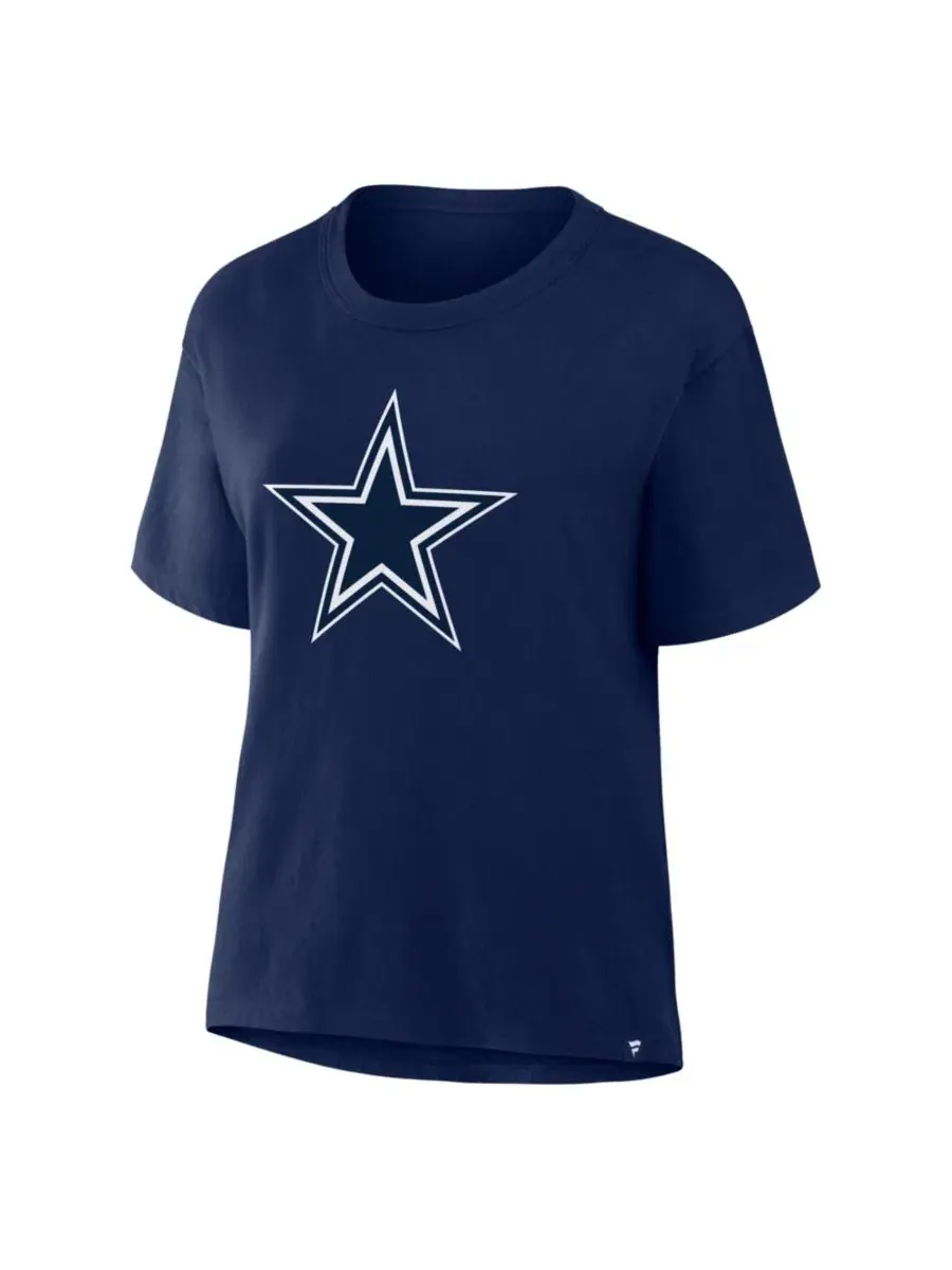 Футболка с принтом Dallas Cowboys Essential Legacy Fanatics — изображение 2 из 5, темно-синий