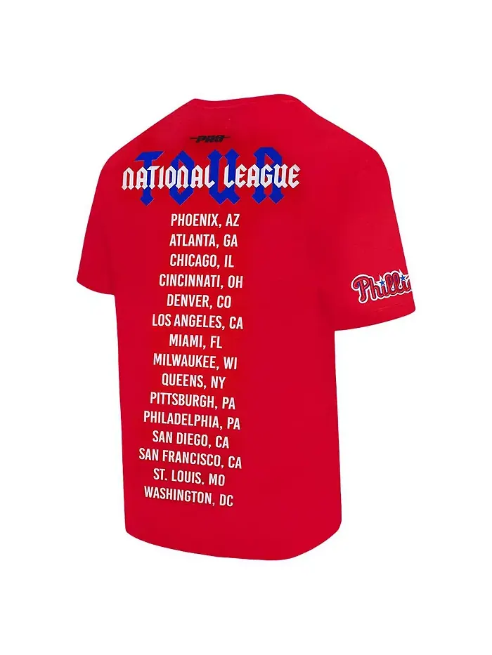 Мужская красная футболка Philadelphia Phillies Oversized City Tour Pro Standard — изображение 3 из 4