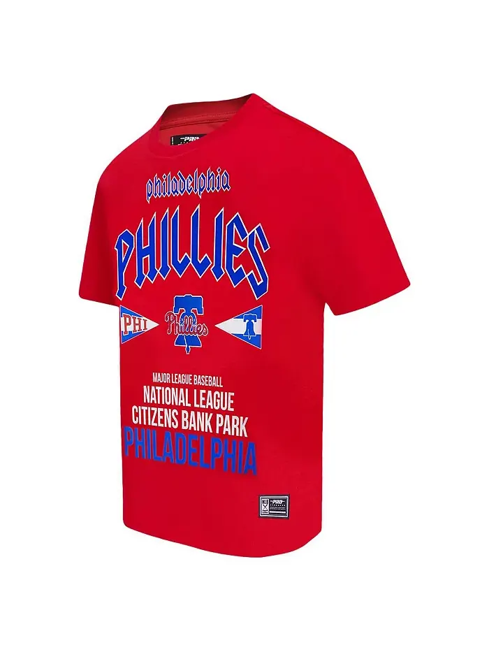 Мужская красная футболка Philadelphia Phillies Oversized City Tour Pro Standard — изображение 4 из 4
