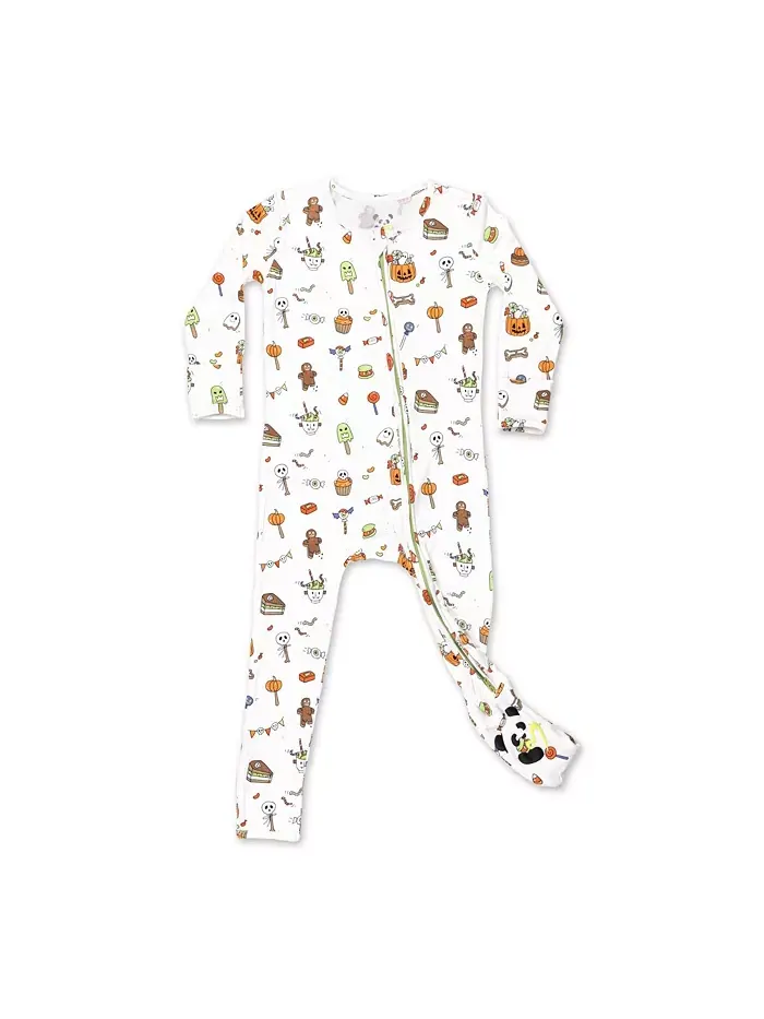 Детский унисекс комбинезон-пижама Halloween Treats Convertible Footie Bellabu Bear — без цвета