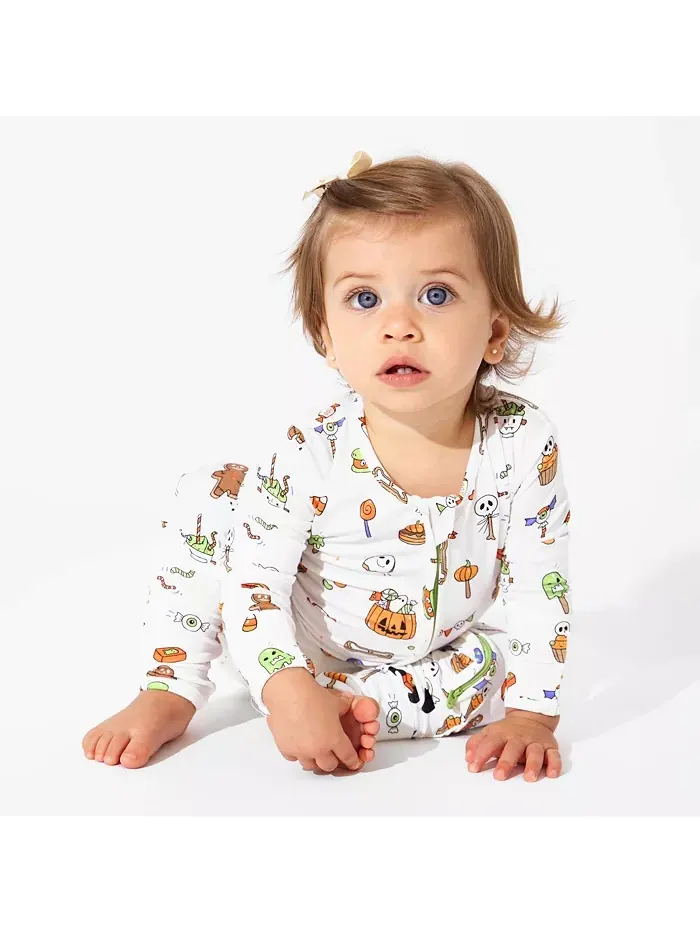 Детский унисекс комбинезон-пижама Halloween Treats Convertible Footie Bellabu Bear — изображение 2 из 3