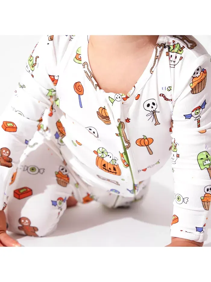 Детский унисекс комбинезон-пижама Halloween Treats Convertible Footie Bellabu Bear — изображение 3 из 3