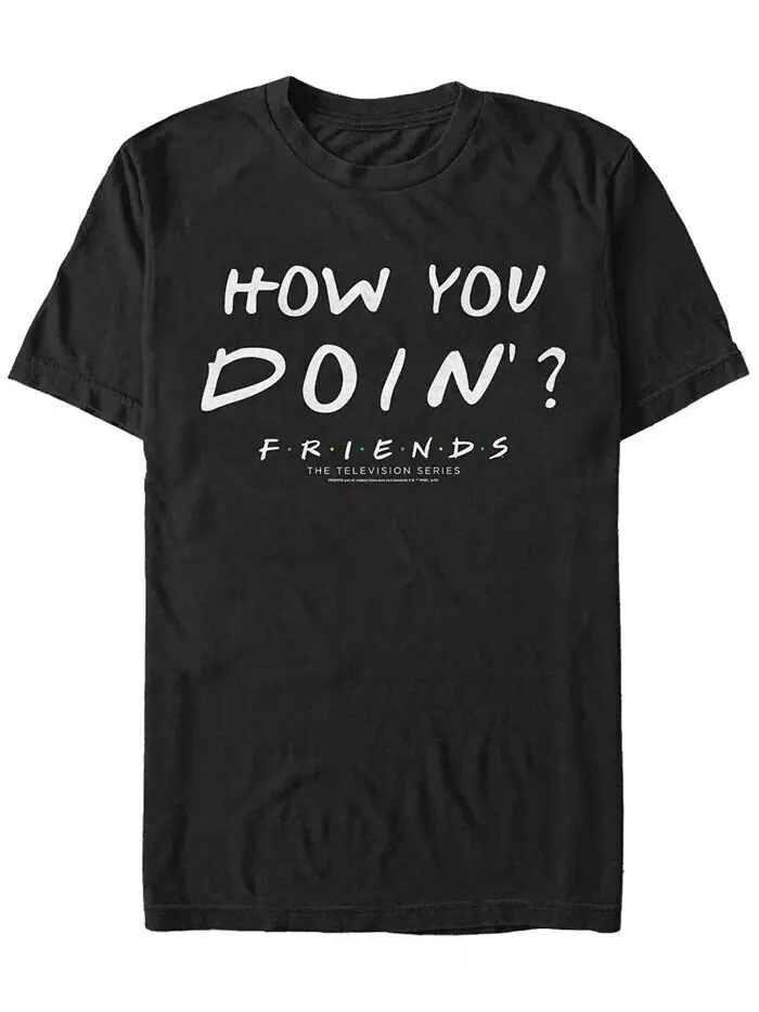 Мужская футболка Friends Joey Tribbiani How You Doin Quote с короткими рукавами Fifth Sun — изображение 1 из 1