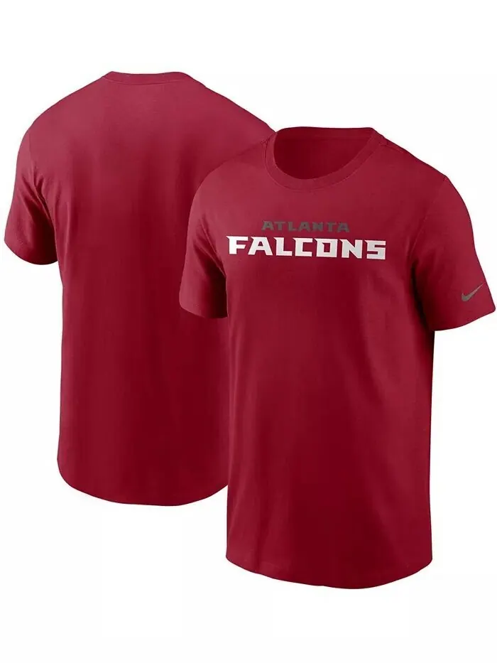 Мужская красная футболка с надписью Atlanta Falcons Team Nike — изображение 1 из 3