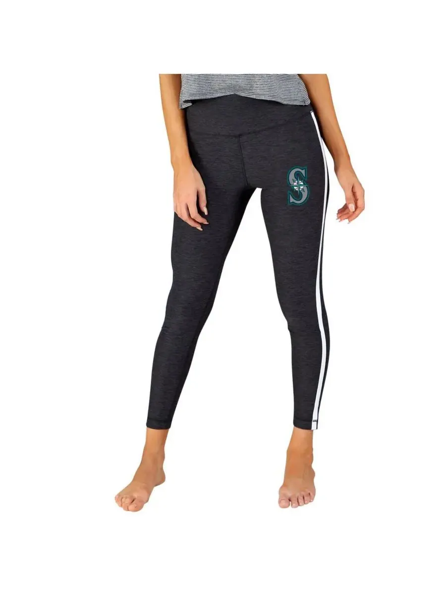 Concepts Sport Женские трикотажные леггинсы Centerline цвета угольно-белого с символикой команды — изображение 1 из 1