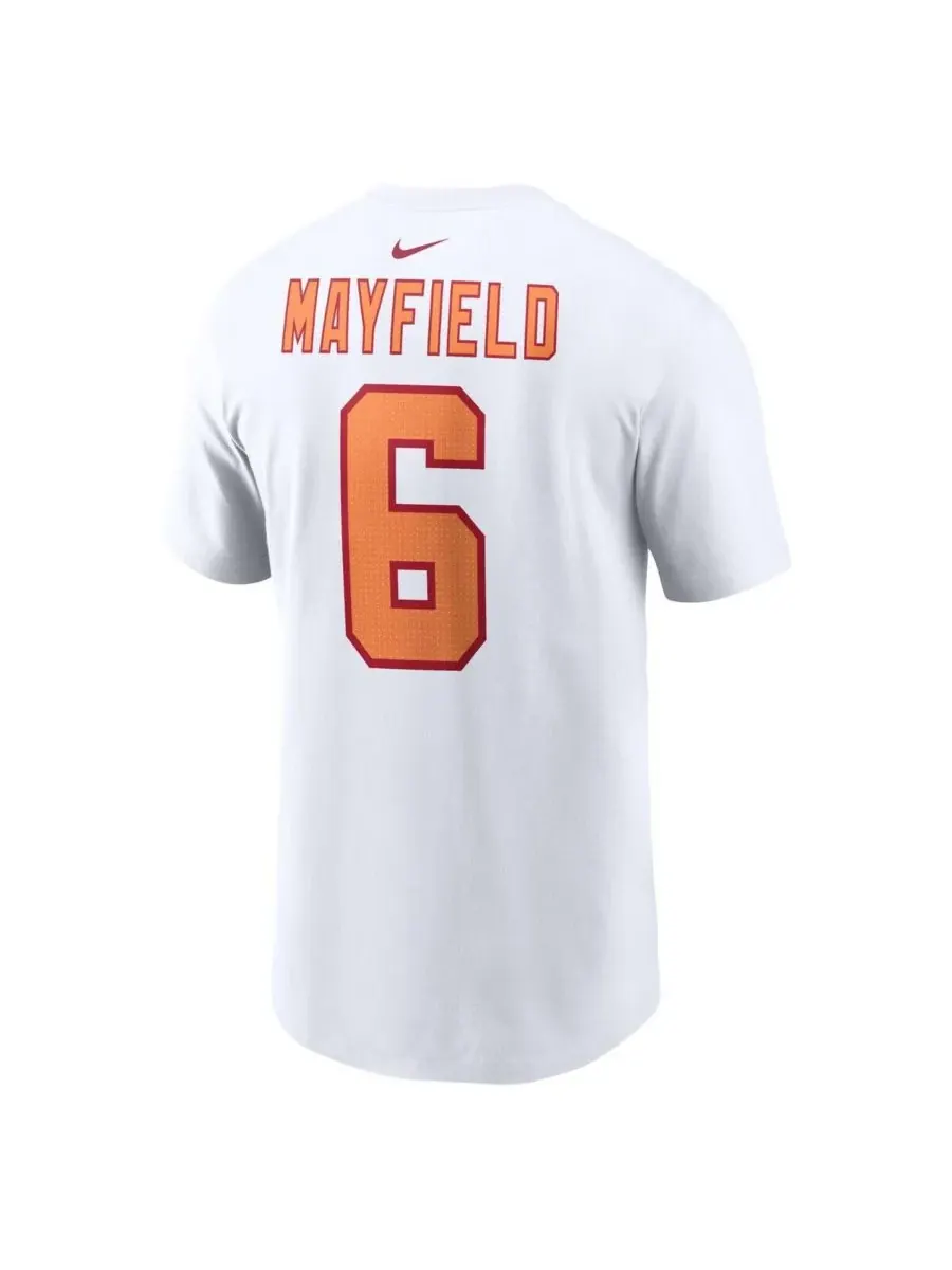 Nike Мужская футболка Baker Mayfield White '76 Tampa Bay Buccaneers, посвященная 50-летию команды — изображение 3 из 3, белый