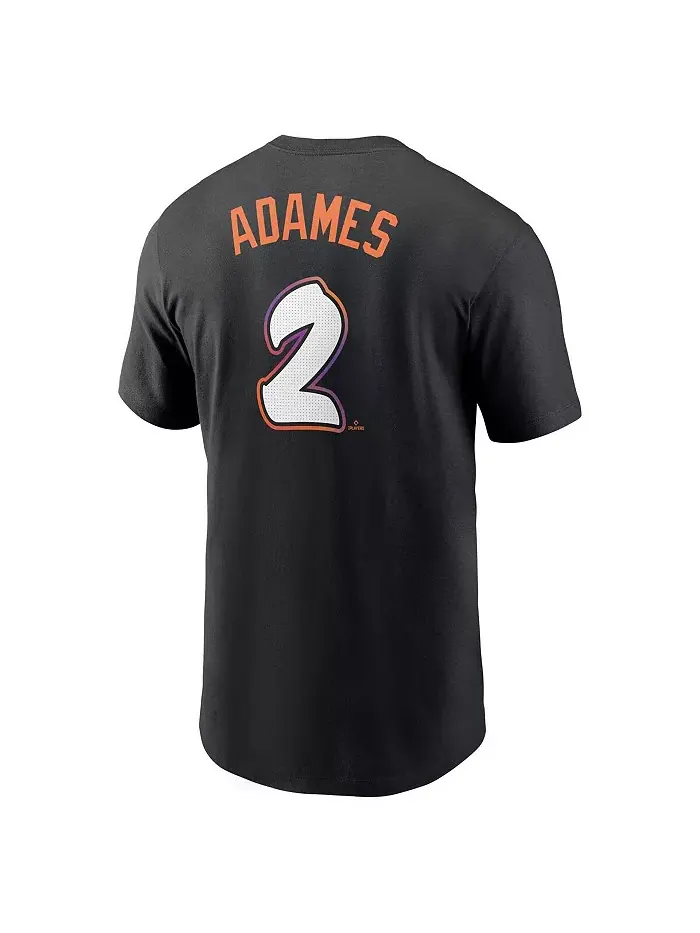 Мужская футболка Willy Adames Black San Francisco Giants 2025 City Connect Fuse с именем и номером — изображение 3 из 3