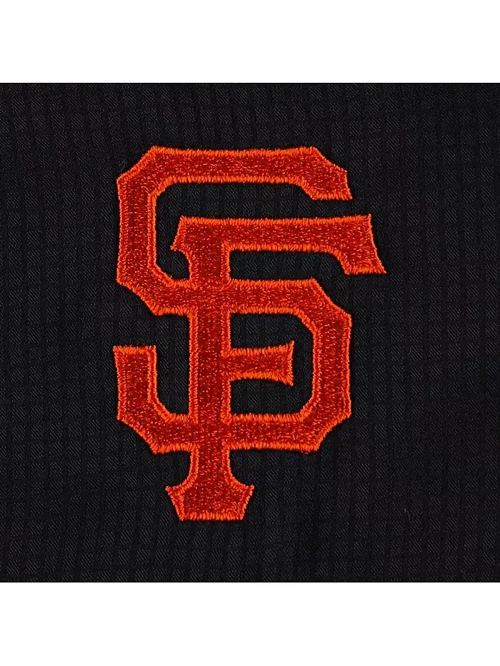 Мужская черная рубашка на пуговицах San Francisco Giants Tamiami Omni-Shade Columbia — изображение 4 из 4