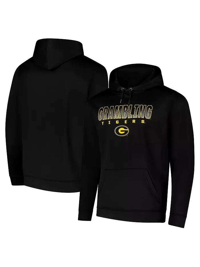 Мужская черная толстовка Grambling Tigers Blackout 3.0 с капюшоном Colosseum — изображение 1 из 3