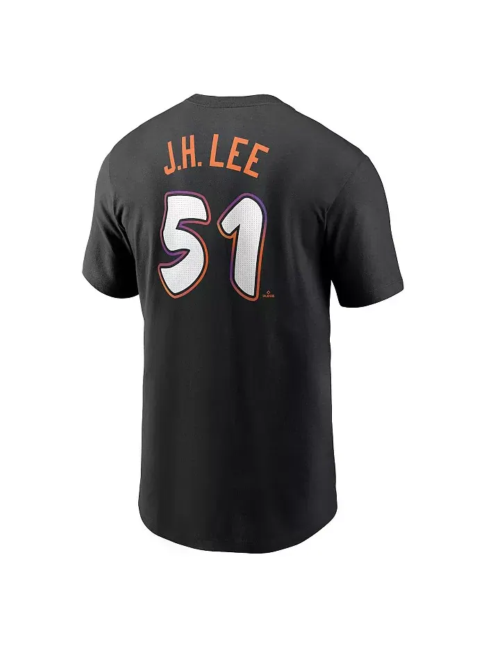Мужская футболка Jung Hoo Lee Anthracite San Francisco Giants 2025 City Connect Fuse с именем и — изображение 3 из 3