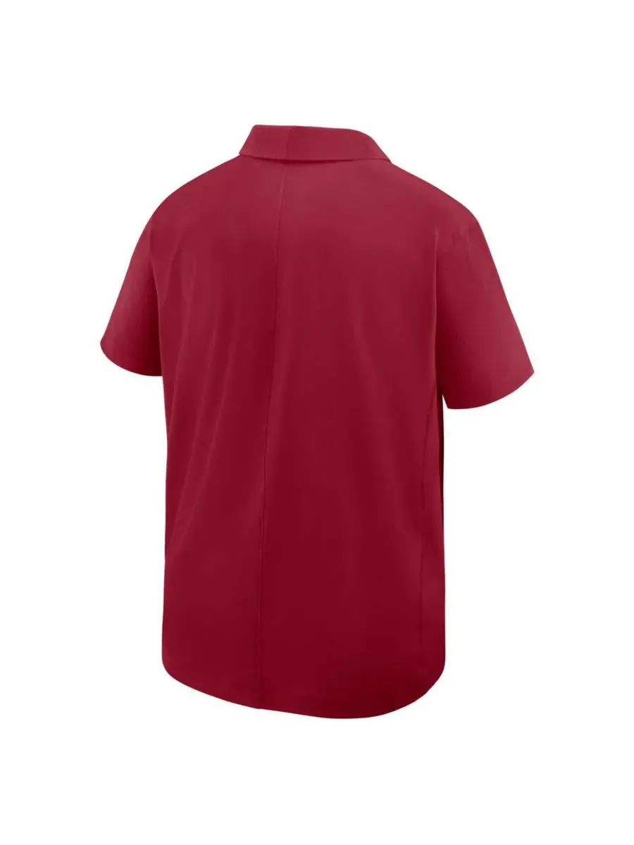 Мужская тканая поло-рубашка Cardinal Arkansas Razorbacks из материала Dri-FIT Nike — изображение 2 из 3, красный