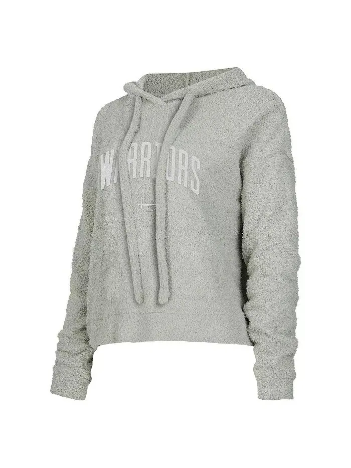 Женская серая толстовка с капюшоном Golden State Warriors Ventura Comfy Concepts Sport — изображение 3 из 3