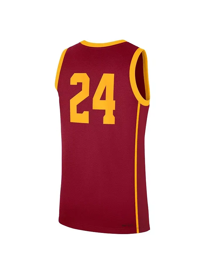 Мужская дорожная реплика футболки 24 Cardinal USC Trojans Nike — изображение 2 из 3