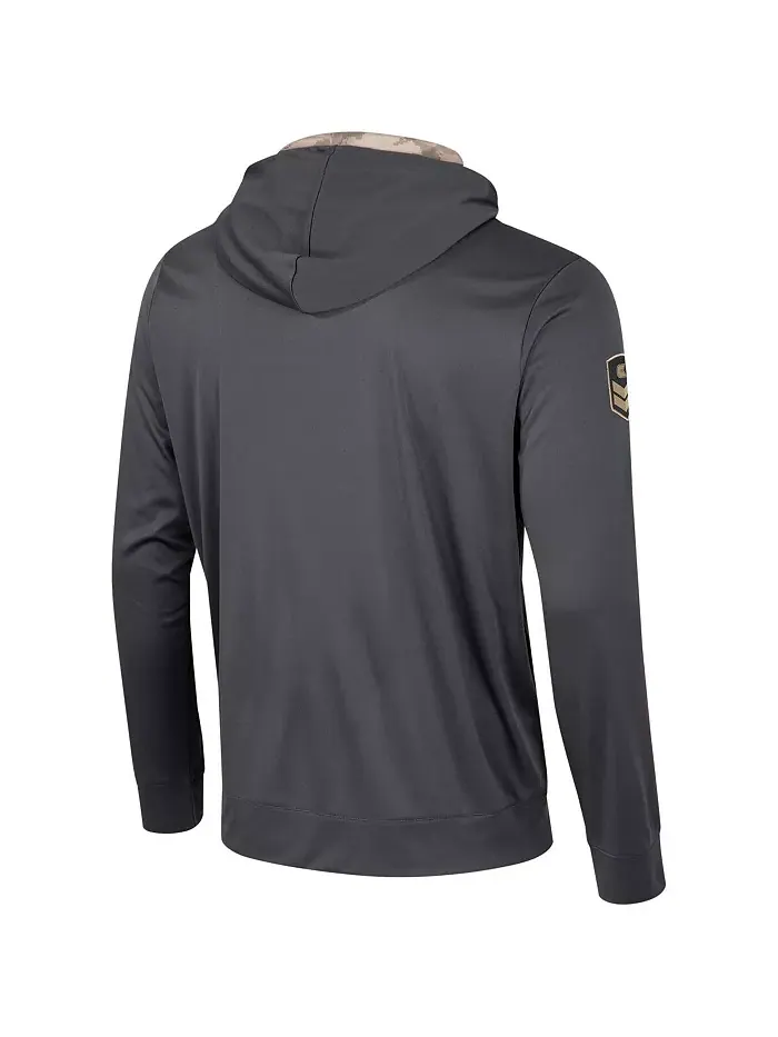 Мужская серая толстовка с капюшоном Michigan State Spartans OHT Military-Inspired Appreciation с — изображение 3 из 3