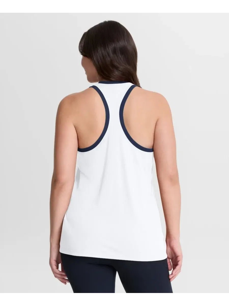 Женская майка-безрукавка New York Yankees Tri-Blend Dri-FIT Racerback Tank Top Nike — изображение 6 из 8, белый