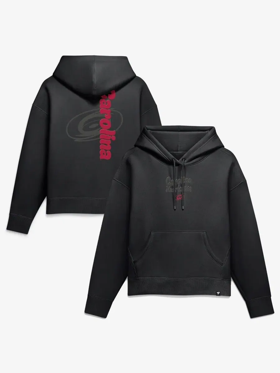 Худи с принтом Carolina Hurricanes Blackout Fanatics — изображение 1 из 3, черный