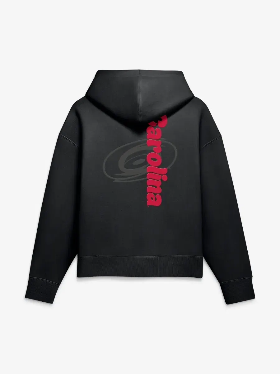 Худи с принтом Carolina Hurricanes Blackout Fanatics — изображение 2 из 3, черный