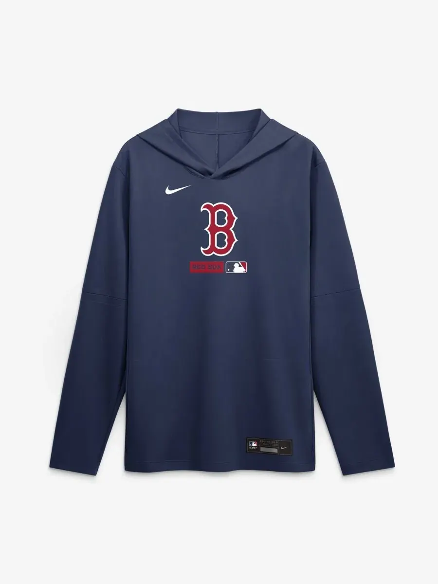 Толстовка с капюшоном Nike Boston Red Sox — изображение 2 из 4, темно-синий
