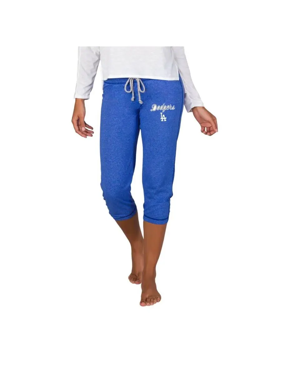 Женские вязаные брюки-капри Royal Los Angeles Dodgers Quest Concepts Sport — изображение 1 из 1, королевский