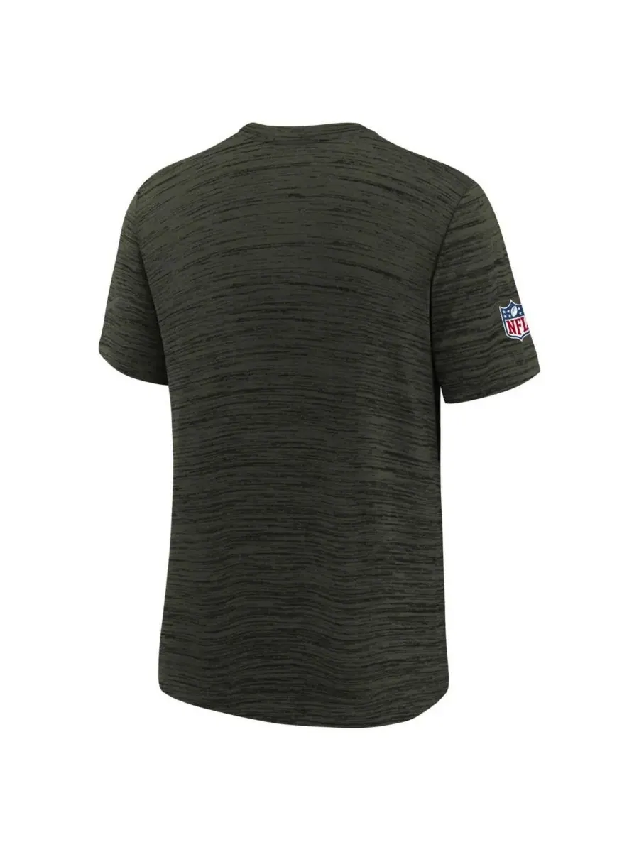 Nike Футболка Big Boys and Girls Gotham Green New York Jets 2025 Rivalries Collection Sideline — изображение 2 из 3, зеленый