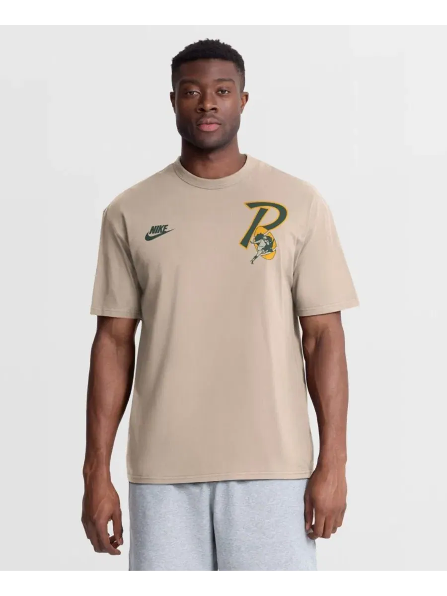 Футболка с коротким рукавом Max90 Nike — изображение 1 из 5, бежевый
