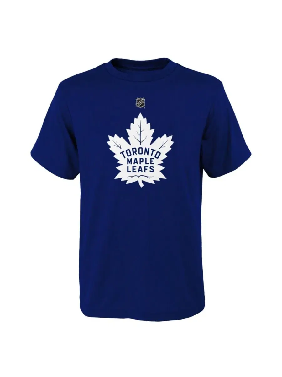 Футболка с коротким рукавом с принтом Toronto Maple Leafs Outerstuff — изображение 1 из 1, синий