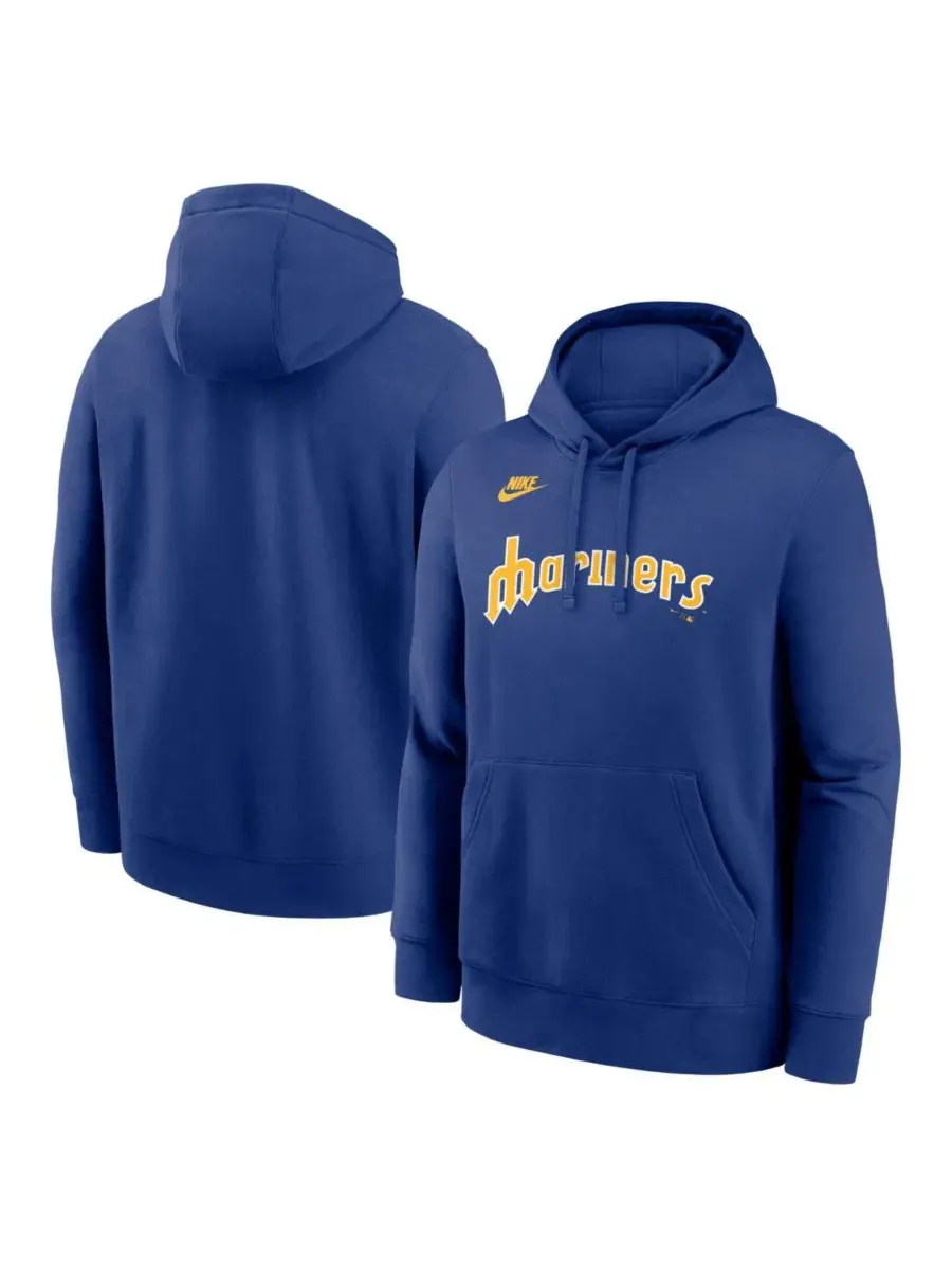 Худи с винтажным принтом, модель Wordmark Club Nike — изображение 1 из 3, королевский