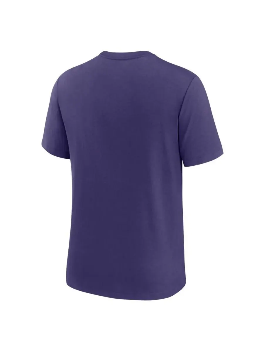Nike Мужская фиолетовая футболка Minnesota Vikings Favorable Timeline Tri-Blend — изображение 3 из 3, фиолетовый