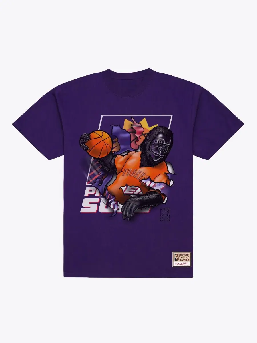 Футболка с принтом Breakthrough Mitchell & Ness — изображение 3 из 3, фиолетовый