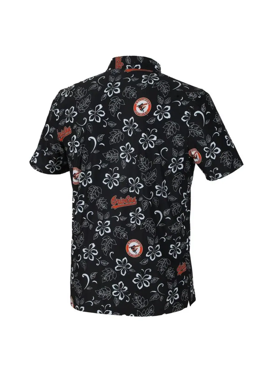 Reyn Spooner Мужская черная поло-рубашка Baltimore Orioles Cooperstown Collection Performance — изображение 3 из 3, черный