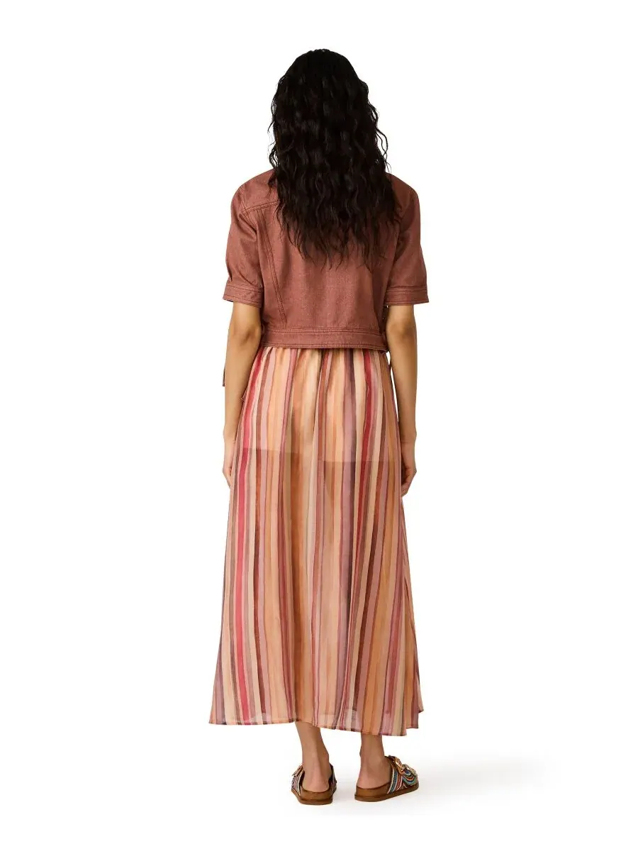 Женская макси-юбка Shiloh Steve Madden, Painted Stripe — изображение 5 из 5