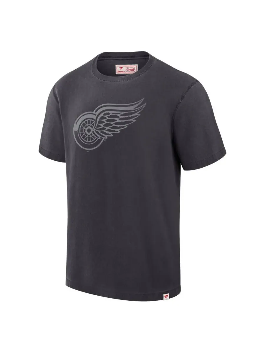 Fanatics Мужская черная футболка Detroit Red Wings, произведено в Канаде — изображение 2 из 3, черный