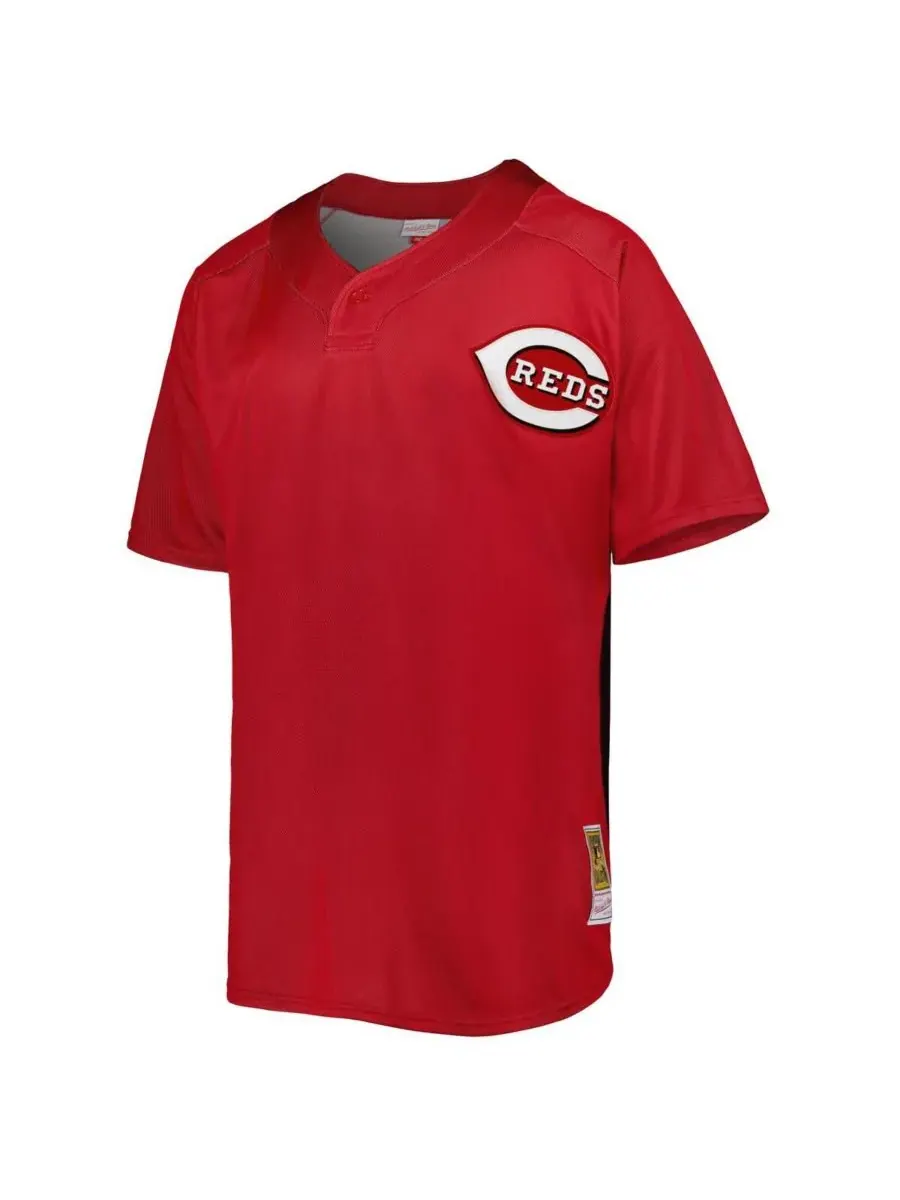 Mitchell & Ness Мужская тренировочная футболка Ken Griffey Jr. Red Cincinnati Reds Cooperstown — изображение 2 из 3, красный