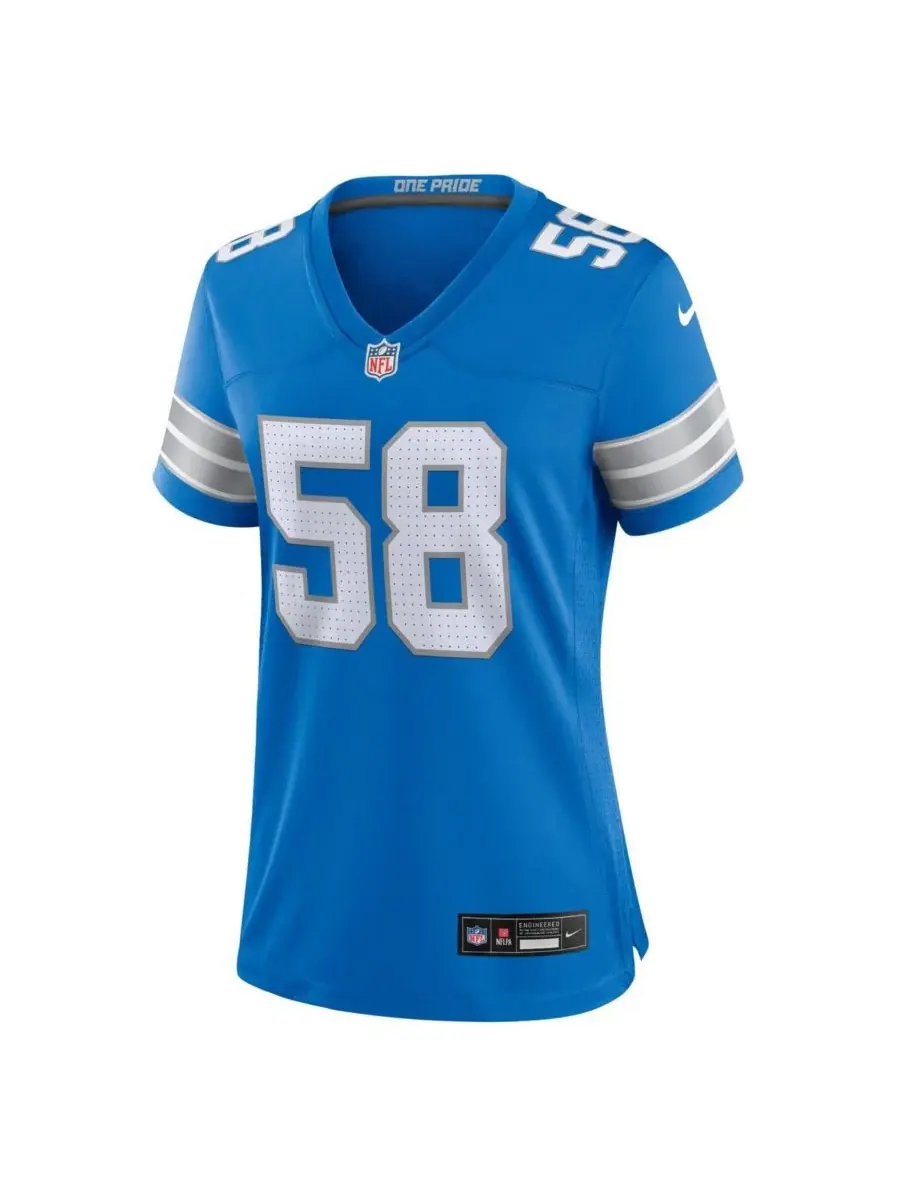 Женская альтернативная игровая майка Пенеи Сьюэлл из команды Detroit Lions (второй матч) Nike — изображение 3 из 5, синий