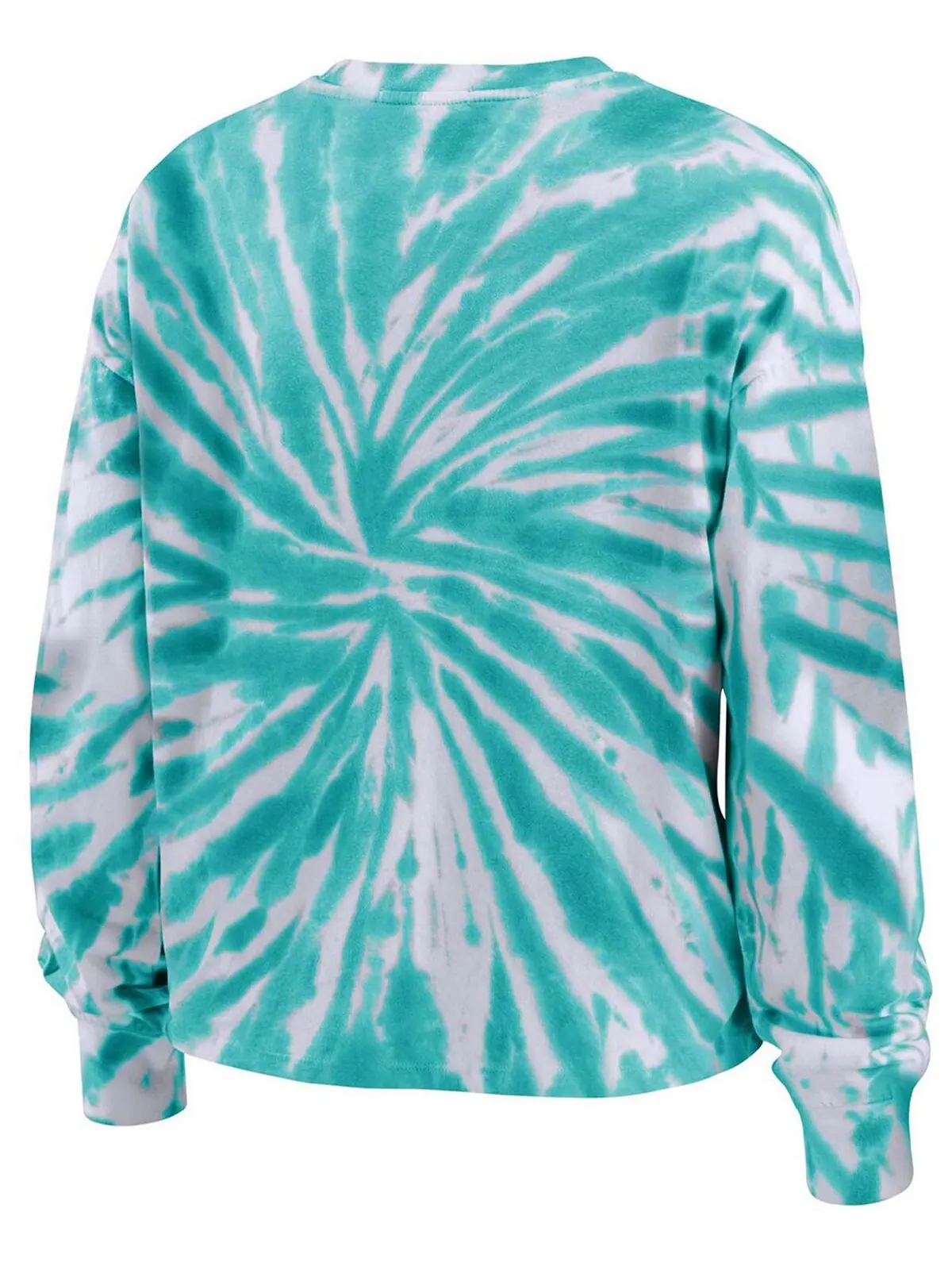 Женская голубая футболка с длинным рукавом Seattle Kraken Tie Dye WEAR by Erin Andrews — изображение 3 из 3, светлый синий