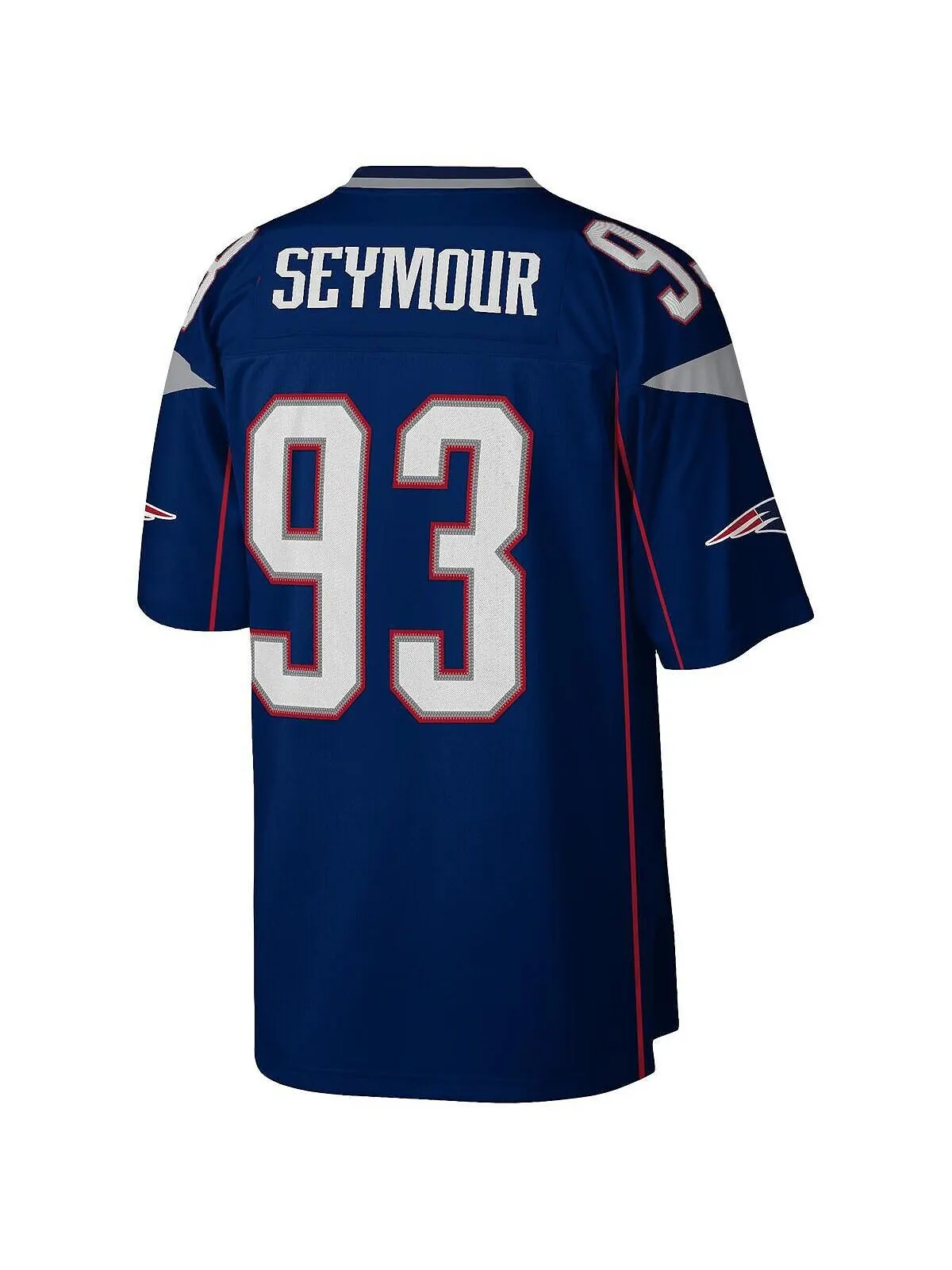 Мужская футболка Richard Seymour Navy New England Patriots 2003 Legacy Replica Mitchell & Ness — изображение 2 из 3