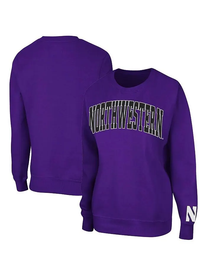 Женский фиолетовый пуловер Northwestern Wildcats Campanile свитшот Colosseum — изображение 1 из 3