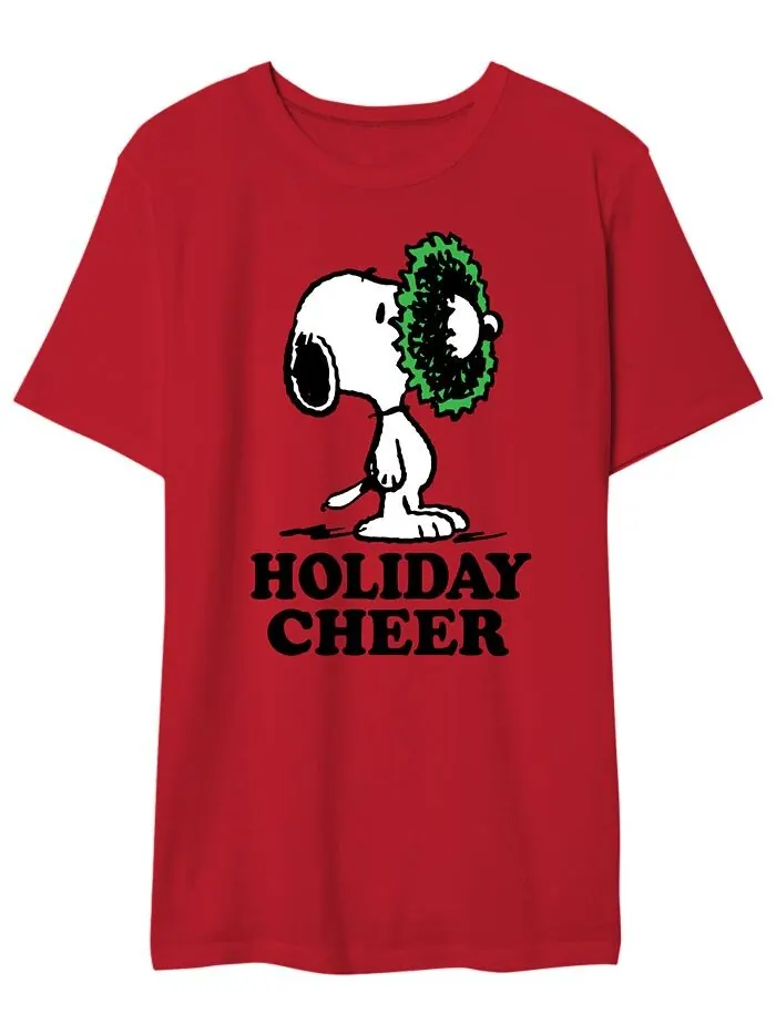 Мужская футболка с рисунком Snoopy Holiday Cheer AIRWAVES — изображение 1 из 1
