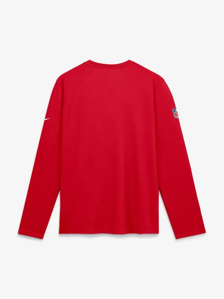 Лонгслив Nike Buffalo Bills Sideline Coaches UV Dri-FIT — изображение 2 из 2, красный