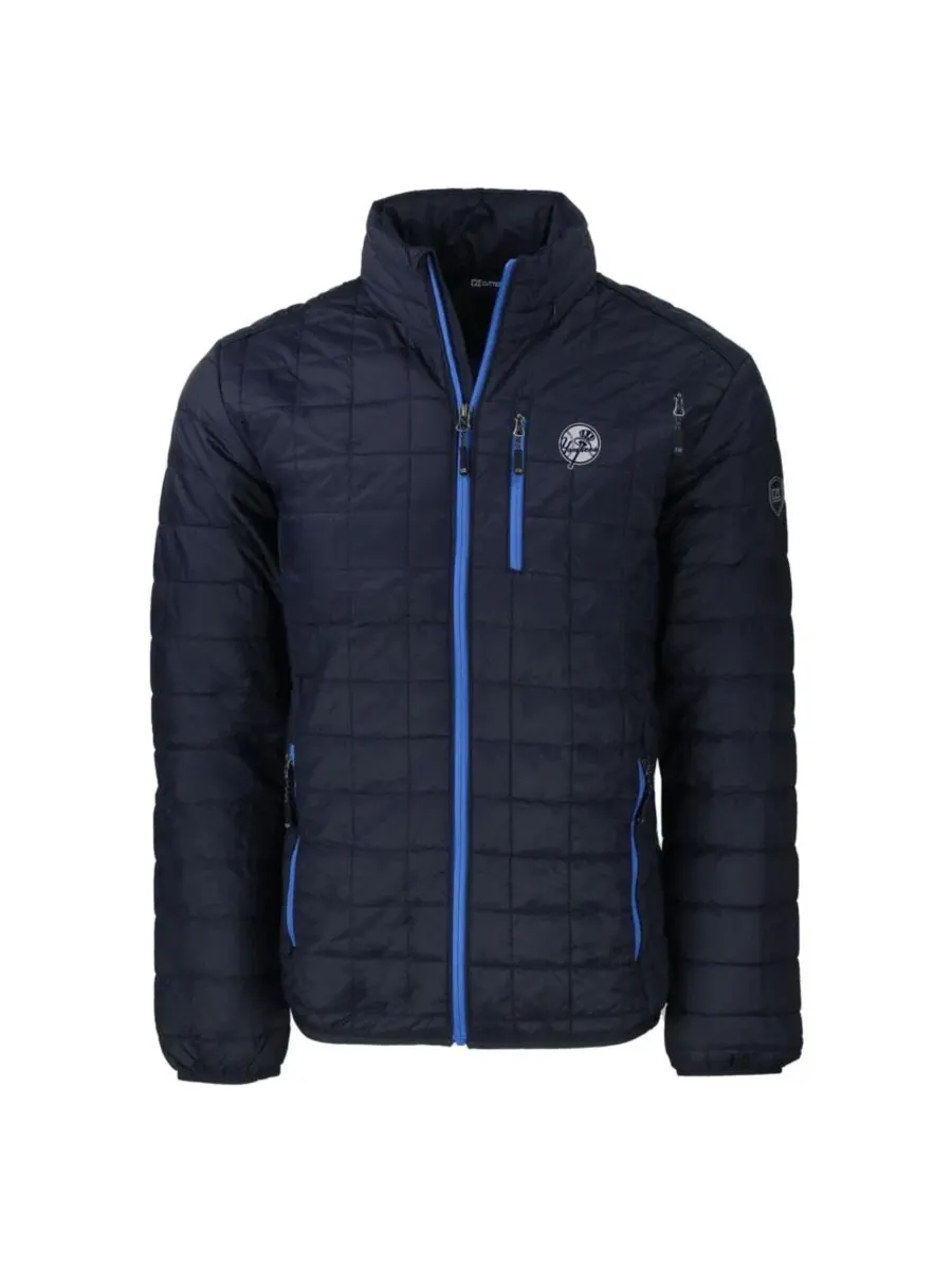 Мужской утепленный пуховик-худи с капюшоном Rainier PrimaLoft Eco Cutter & Buck — изображение 2 из 3, темно-синий