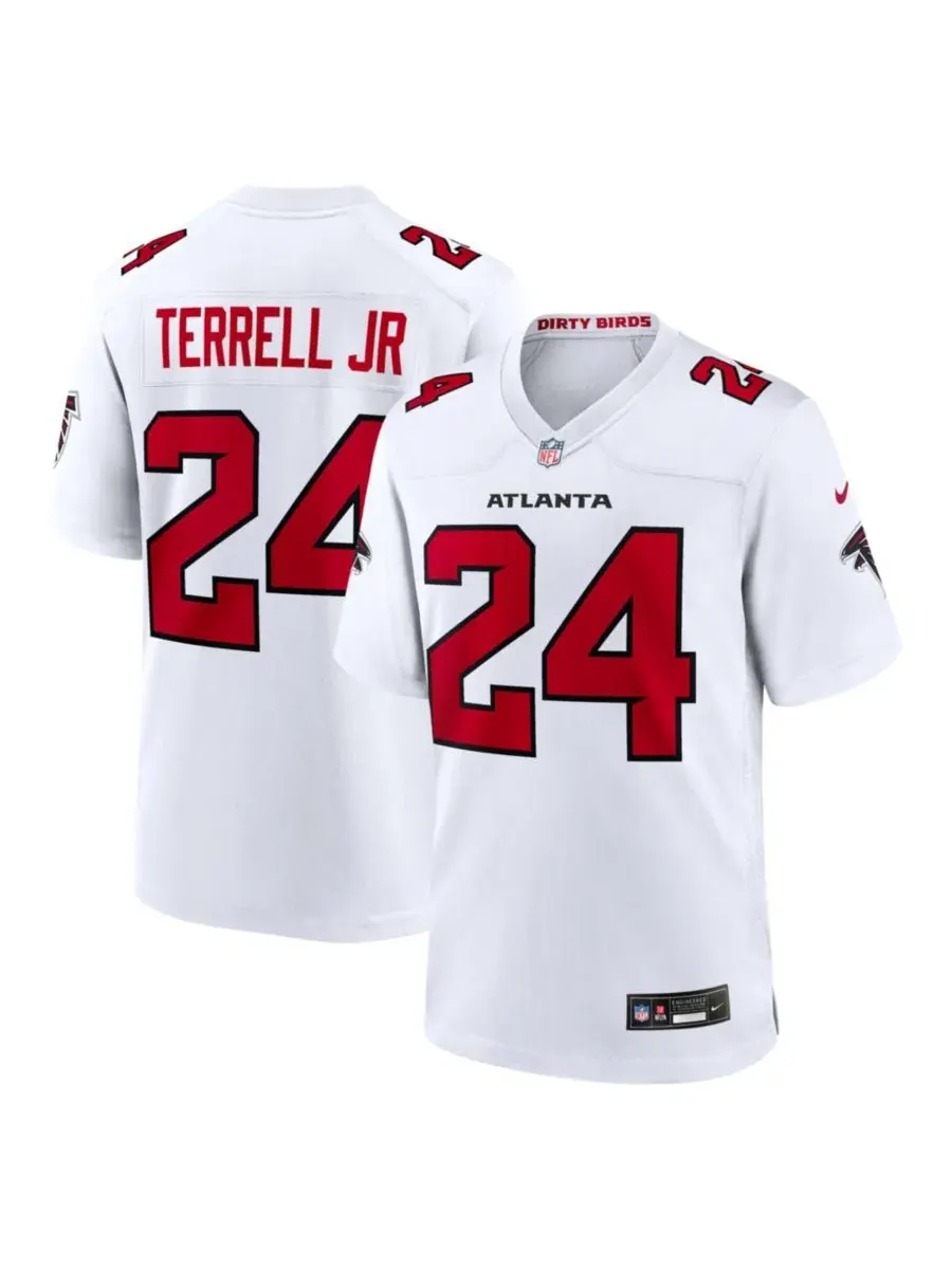 Игровая футболка A.J. Terrell White Atlanta Falcons Game Jersey Nike — изображение 1 из 3, белый